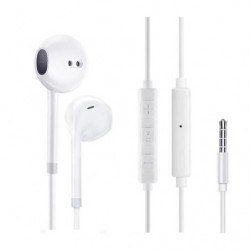 APM Ecouteurs intra-auriculaire blanc avec télécommande + micro 600315