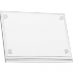 DURABLE Sachet de 5 pochettes d&#39;affichage étanches format A4. Fixation adhésive, capacité 2feuilles 16