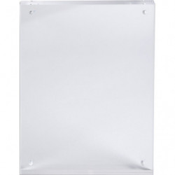 EXACOMPTA Cadre photo en acrilyque transparent avec fermeture magnétique, format A6