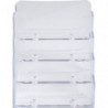 EXACOMPTA Porte-cartes de visite en polystyrène, 4 cases, capacité : 50 cartes 8,5 cm max par case