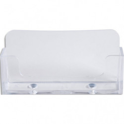 EXACOMPTA Porte-cartes de visite en polystyrène, 1 case, capacité : 50 cartes 8,5 cm max par case
