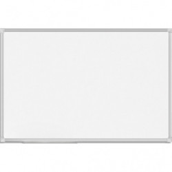 Tableau Blanc émaillé magnétique, cadre aluminium, Format : L180 x H90 cm