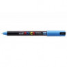 POSCA MARKER Marqueur pointe calibrée extra-fine, à base d'eau, encre à pigmentation Bleu Clair