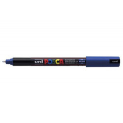 POSCA MARKER Marqueur pointe calibrée extra-fine, à base d'eau, encre à pigmentation Bleu Foncé