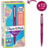 PAPERMATE Stylo feutre Flair Original, pointe M Trait 0,7 mm Magenta