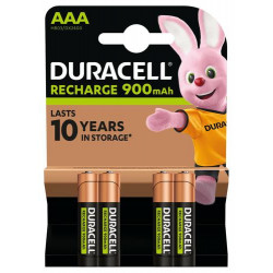 DURACELL Blister de 4 accus rechargeables AAA HR3 850 mAh 05000394039308