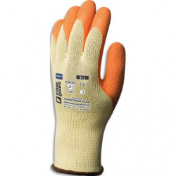 COVERGUARD Paire gants manutention, jardin, enduction paume latex milieu humide, résistance déchirure,T10
