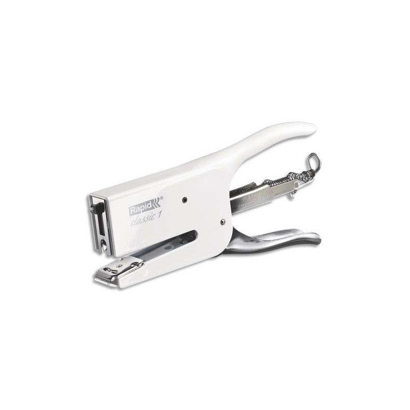RAPID Pince agrafeuse K1 COCONUT KISS Blanc - En métal - Agrafes 26/6-8+ - Capacité 50 feuilles
