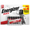 ENERGIZER Blister de 12+4 piles alcalines AAA/LR03 MAX
