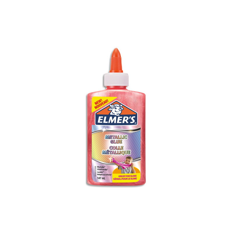 ELMERS Colle métallique rose