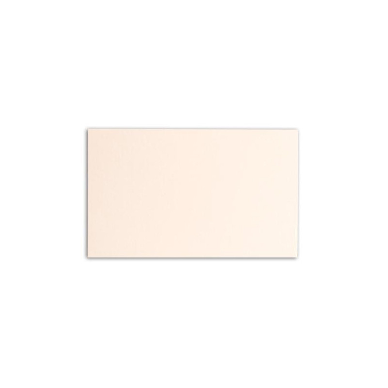 CLAIREFONTAINE Paquet de 25 cartes 210g POLLEN 8,2x12,8cm. Coloris Ivoire