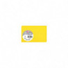 CLAIREFONTAINE Paquet de 25 cartes 210g POLLEN 8,2x12,8cm. Coloris Jaune soleil