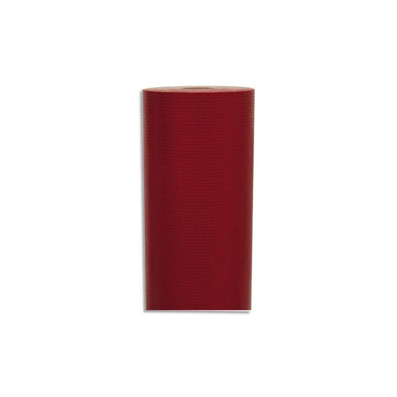 CLAIREFONTAINE Rouleau papier cadeau UNICOLOR 60g Grande Longueur 50x0,7m imprimé UNICOLOR Rouge