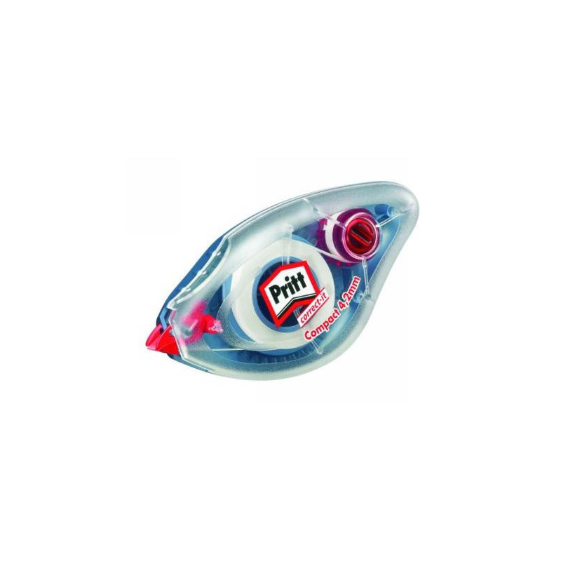 PRITT Blister 1 roller de correction frontal jetable COMPACTFLEX Flex. Dimensions 4,2mm x 10m