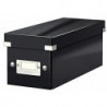 LEITZ Boîte de rangement CD Click&Store Office Noir - contenance de 22 boîtes standard ou 44 slim