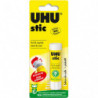 UHU Stic de colle blanche de 8,2g sous blister. Sans solvant. Lavable à l&#39;eau.