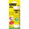 UHU Stic de colle blanche de 40g sous blister. Sans solvant. Lavable à l&#39;eau.
