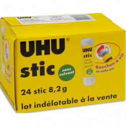 UHU Boîte de 24 stics de...