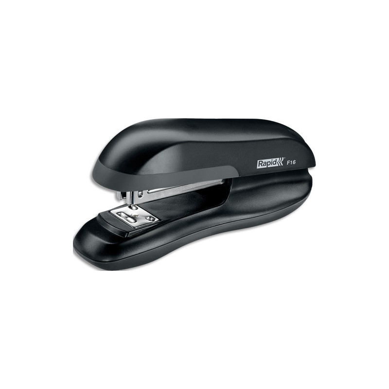 RAPID Agrafeuse de bureau F16 sous blister. Agrafe jusqu&#39;à 30 feuilles. Noir. Pour agrafes 24&#47;6 26&#47;6