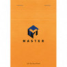 CALLIGRAPHE Bloc Master couverture Orange 100 feuilles 70g (200 pages) format A6 10,5x14,8cm 5x5