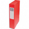 EXACOMPTA Boîte de classement EXABOX en carte lustrée 7&#47;10e. Dos de 6 cm. Coloris Rouge
