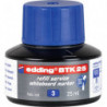 EDDING Recharge pour marqueur tableau blanc. Recharge juqu'a 15 marqueurs. Contenance 25ML. Encre bleue