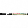 EDDING Marqueur Permanent ECOLINE 25. Pointe ogive fine 1mm. Ecris sur presque tous les matériaux. Noir