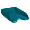 CEP Corbeille à courrier RIVIERA en polystyrène anti-choc. Dim (lxhxp) : 25,7x6,6x34,8 cm. Vert émeraude