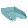 CEP Corbeille à courrier RIVIERA en polystyrène anti-choc. Dim (lxhxp) : 25,7x6,6x34,8 cm. Vert d'eau