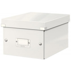 LEITZ Boîte CLICK&STORE S-Box. Format A5 - Dimensions : L216xH160xP282mm. Coloris Blanc.