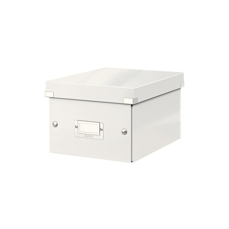 LEITZ Boîte CLICK&STORE S-Box. Format A5 - Dimensions : L216xH160xP282mm. Coloris Blanc.