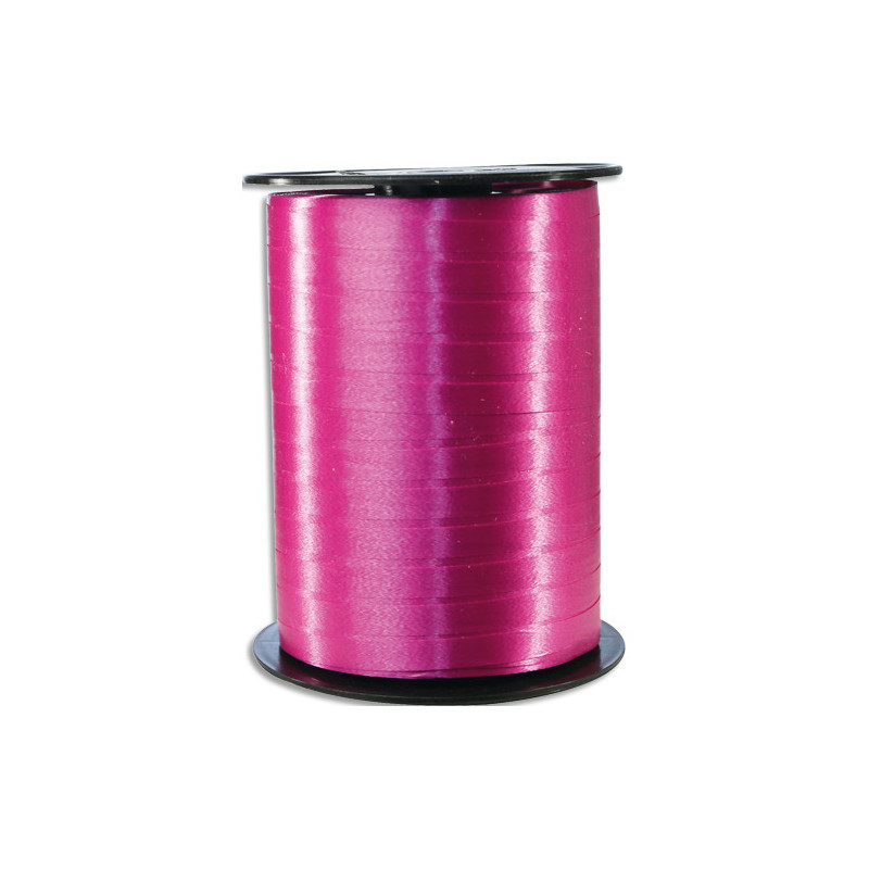 CLAIREFONTAINE Ruban Bolduc Bobine Lisse 500x7mm Cyclamen