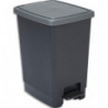 SUNDIS Poubelle à Pédale 30L argeur 37,5 x hauteur 45 x profondeur 29,5 cm