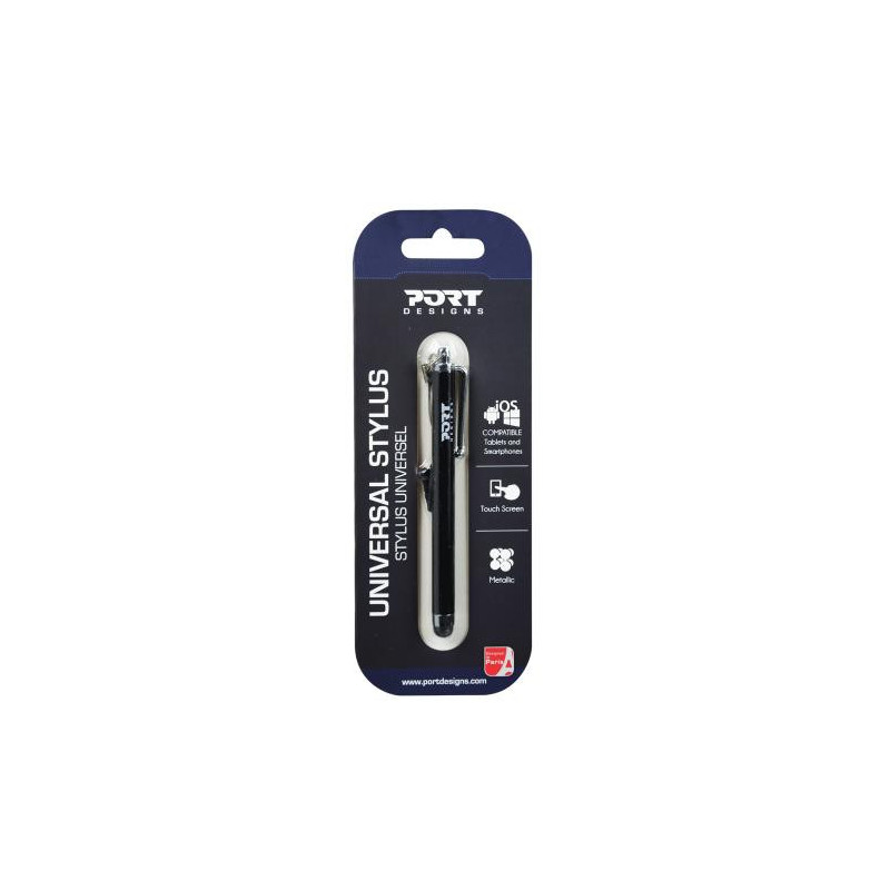 PORT DESIGNS Stylet Tablette + Téléphone noir 180627