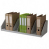 PAPERFLOW Trieurs à Cases Fixe en polystyrène, 9 cases H.21 x P.29 x L.85,7, Gris