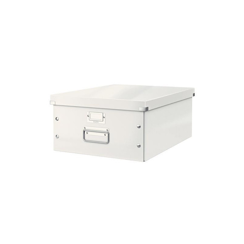 LEITZ Boîte CLICK&STORE L-Box. Format A3 - Dimensions : L36,9xH20xP48,2cm. Coloris Blanc.