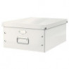 LEITZ Boîte CLICK&STORE L-Box. Format A3 - Dimensions : L36,9xH20xP48,2cm. Coloris Blanc.