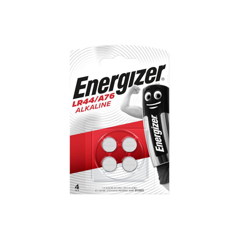 ENERGIZER Blister de 4 piles miniatures alcalines LR44&#47;A76