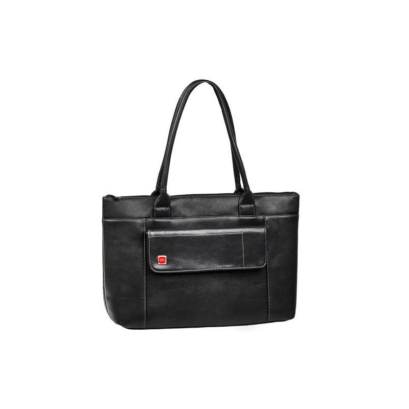 RIVACASE Sac ORLY 15 pouces en cuir noir 68991black