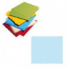 CLAIREFONTAINE Paquet de 25 cartes 210g POLLEN 16x16cm. Coloris Bleu lavande