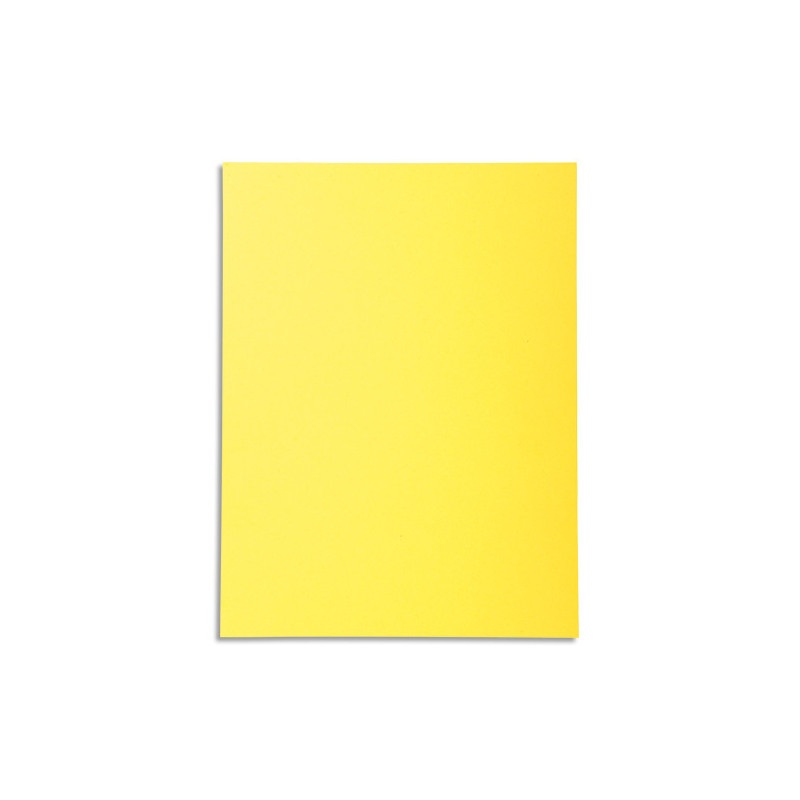 EXACOMPTA Paquet de 50 chemises FOREVER en carte 170g. Coloris jaune