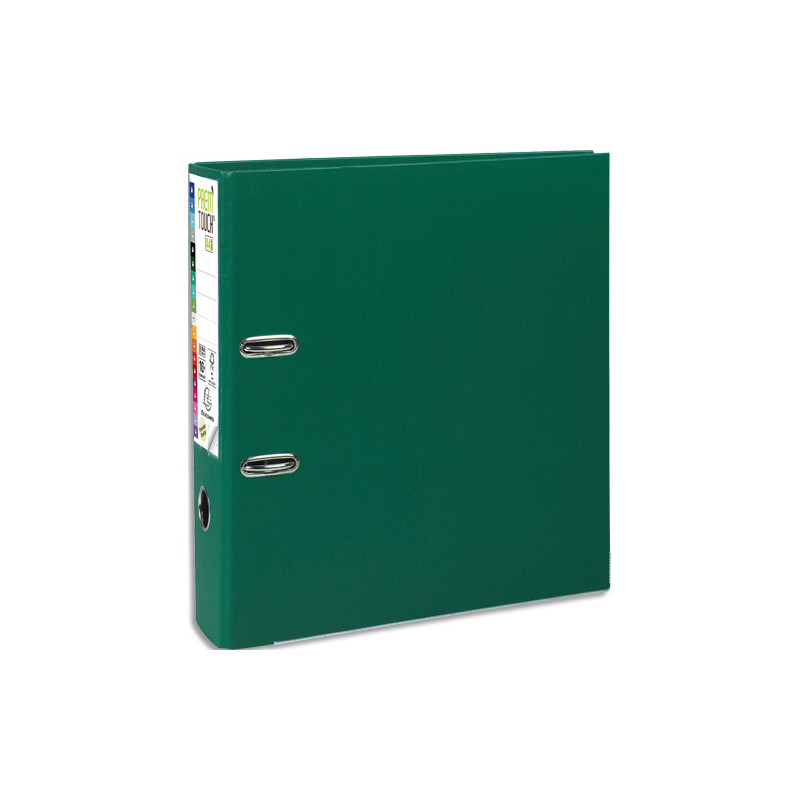 EXACOMPTA Classeur à levier en polypro PREMTOUCH dos de 8cm, coloris Vert Foncé