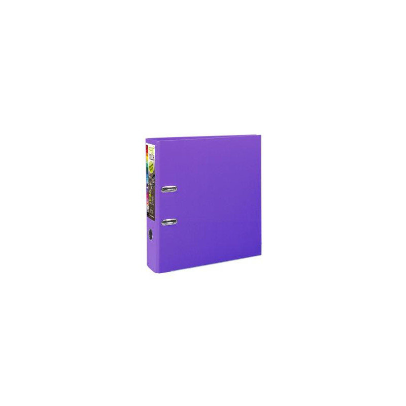 EXACOMPTA Classeur à levier en polypro PREMTOUCH dos de 8cm, coloris violine