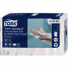 TORK Colis 12 paquets de 170 Essuie-mains compressés interfoliés Doux Premium 2 plis plié en M 21,2x32 cm