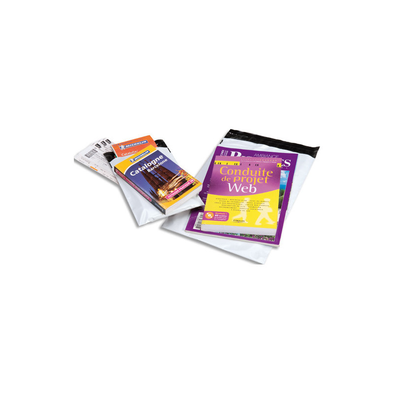 Pochette sécurité 70 microns avec code barre individuel 165x225mm &ndash; le lot de 50 PPM1622P50