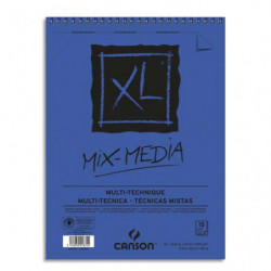 CANSON Album de 15 feuilles de papier dessin MIX MEDIA XL 300g A5