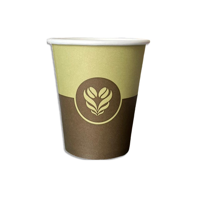 Sachet 50 gobelets carton 25 cl - 8 oz Décor Barista 850GOBB