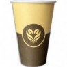 Sachet 50 gobelets carton 33 cl - 12 oz Décor Barista 1250GOBB