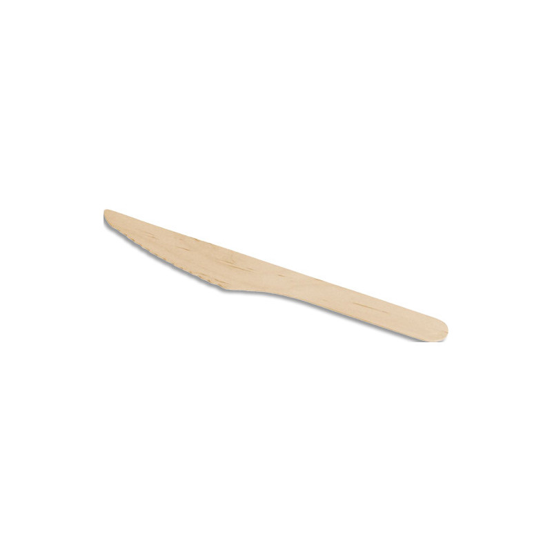 Sachet 100 Couteaux en bois 16 cm 16100COU