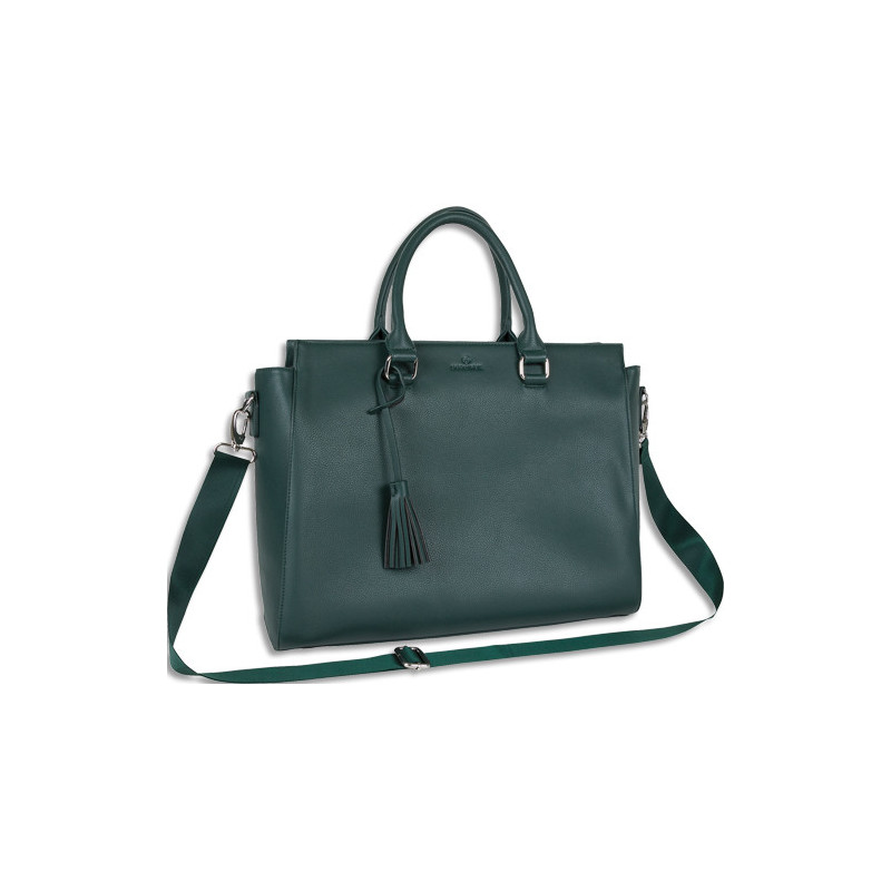 OBERTHUR Sac Cabas Ordinateur 15,6 pouces SOFIA VERT 655504